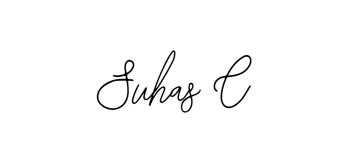 Create a beautiful signature design for name Suhas C. With this signature (Bearetta-2O07w) fonts, you can make a handwritten signature for free. Suhas C signature style 12 images and pictures png