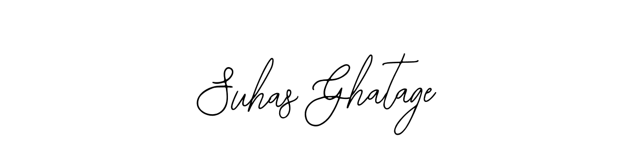 How to make Suhas Ghatage name signature. Use Bearetta-2O07w style for creating short signs online. This is the latest handwritten sign. Suhas Ghatage signature style 12 images and pictures png