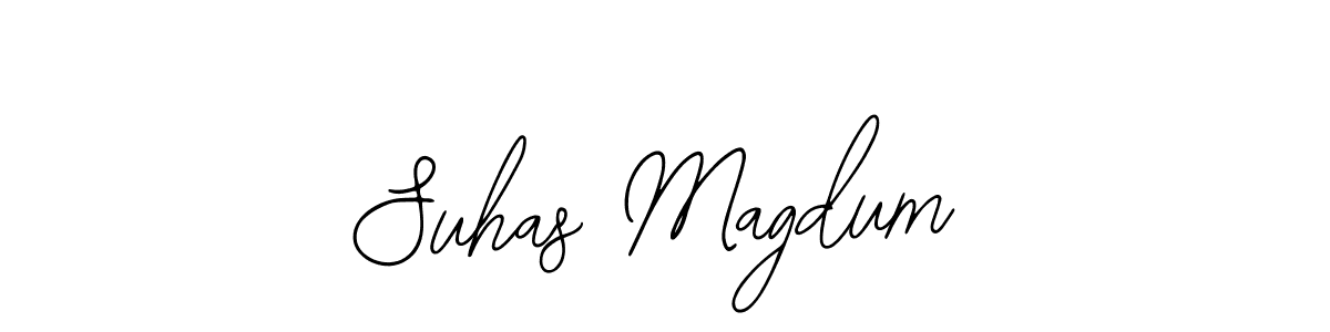 Make a beautiful signature design for name Suhas Magdum. Use this online signature maker to create a handwritten signature for free. Suhas Magdum signature style 12 images and pictures png