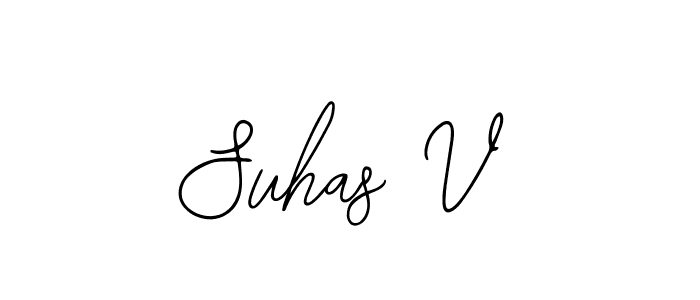 The best way (Bearetta-2O07w) to make a short signature is to pick only two or three words in your name. The name Suhas V include a total of six letters. For converting this name. Suhas V signature style 12 images and pictures png