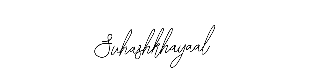 How to make Suhashkhayaal signature? Bearetta-2O07w is a professional autograph style. Create handwritten signature for Suhashkhayaal name. Suhashkhayaal signature style 12 images and pictures png