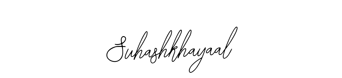 How to make Suhashkhayaal signature? Bearetta-2O07w is a professional autograph style. Create handwritten signature for Suhashkhayaal name. Suhashkhayaal signature style 12 images and pictures png