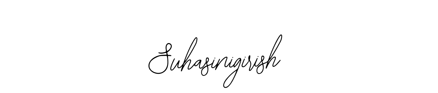 Design your own signature with our free online signature maker. With this signature software, you can create a handwritten (Bearetta-2O07w) signature for name Suhasinigirish. Suhasinigirish signature style 12 images and pictures png