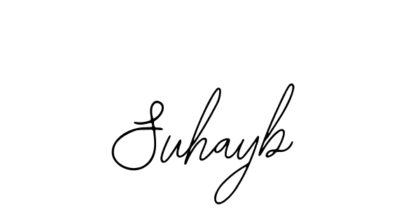 The best way (Bearetta-2O07w) to make a short signature is to pick only two or three words in your name. The name Suhayb include a total of six letters. For converting this name. Suhayb signature style 12 images and pictures png