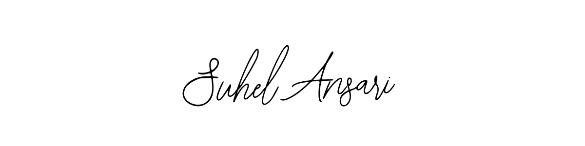 Use a signature maker to create a handwritten signature online. With this signature software, you can design (Bearetta-2O07w) your own signature for name Suhel Ansari. Suhel Ansari signature style 12 images and pictures png
