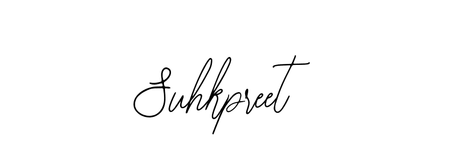 How to make Suhkpreet signature? Bearetta-2O07w is a professional autograph style. Create handwritten signature for Suhkpreet name. Suhkpreet signature style 12 images and pictures png