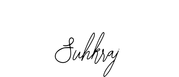 How to make Suhkraj name signature. Use Bearetta-2O07w style for creating short signs online. This is the latest handwritten sign. Suhkraj signature style 12 images and pictures png