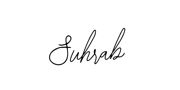 if you are searching for the best signature style for your name Suhrab. so please give up your signature search. here we have designed multiple signature styles  using Bearetta-2O07w. Suhrab signature style 12 images and pictures png