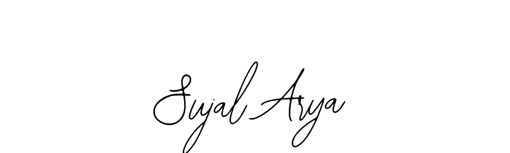 Use a signature maker to create a handwritten signature online. With this signature software, you can design (Bearetta-2O07w) your own signature for name Sujal Arya. Sujal Arya signature style 12 images and pictures png