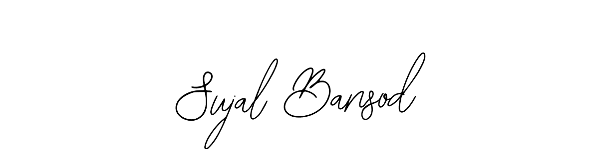 Use a signature maker to create a handwritten signature online. With this signature software, you can design (Bearetta-2O07w) your own signature for name Sujal Bansod. Sujal Bansod signature style 12 images and pictures png