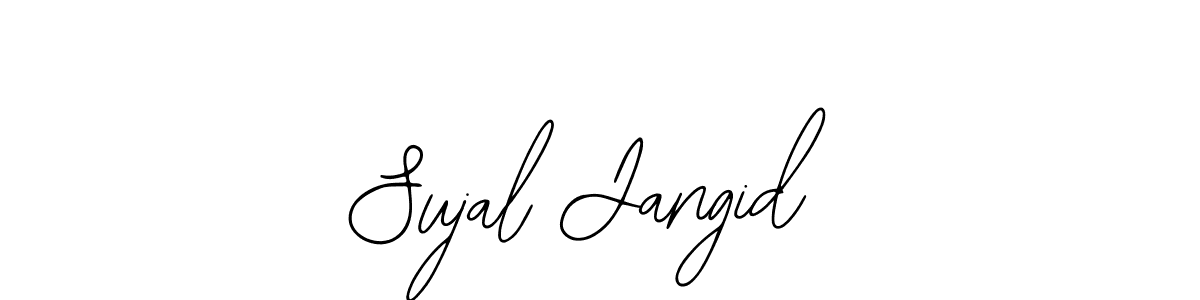 How to make Sujal Jangid signature? Bearetta-2O07w is a professional autograph style. Create handwritten signature for Sujal Jangid name. Sujal Jangid signature style 12 images and pictures png