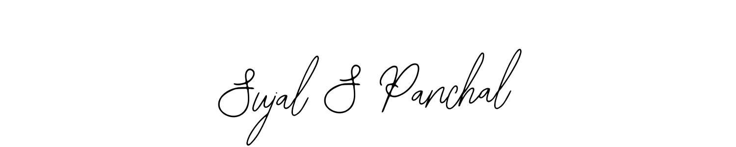 Create a beautiful signature design for name Sujal S Panchal. With this signature (Bearetta-2O07w) fonts, you can make a handwritten signature for free. Sujal S Panchal signature style 12 images and pictures png
