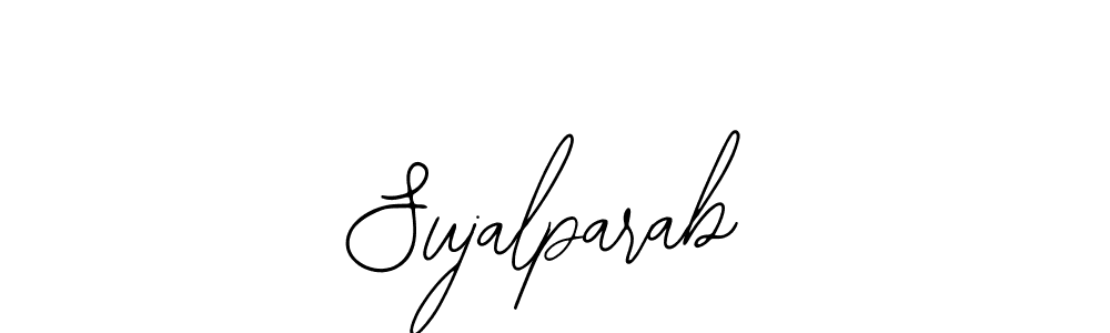 Use a signature maker to create a handwritten signature online. With this signature software, you can design (Bearetta-2O07w) your own signature for name Sujalparab. Sujalparab signature style 12 images and pictures png