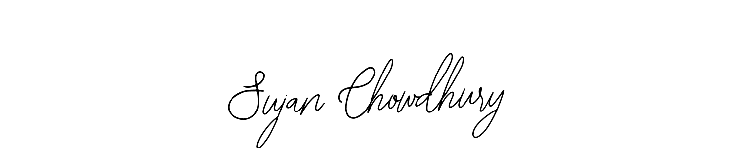 Use a signature maker to create a handwritten signature online. With this signature software, you can design (Bearetta-2O07w) your own signature for name Sujan Chowdhury. Sujan Chowdhury signature style 12 images and pictures png