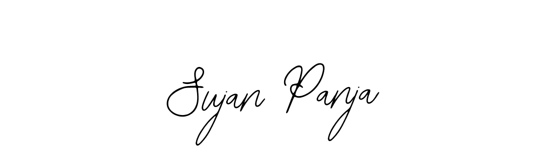 You should practise on your own different ways (Bearetta-2O07w) to write your name (Sujan Panja) in signature. don't let someone else do it for you. Sujan Panja signature style 12 images and pictures png