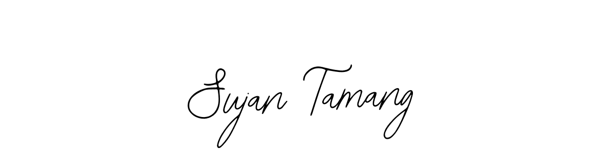 How to make Sujan Tamang name signature. Use Bearetta-2O07w style for creating short signs online. This is the latest handwritten sign. Sujan Tamang signature style 12 images and pictures png