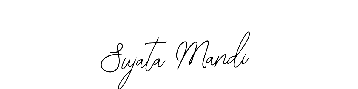 Also we have Sujata Mandi name is the best signature style. Create professional handwritten signature collection using Bearetta-2O07w autograph style. Sujata Mandi signature style 12 images and pictures png