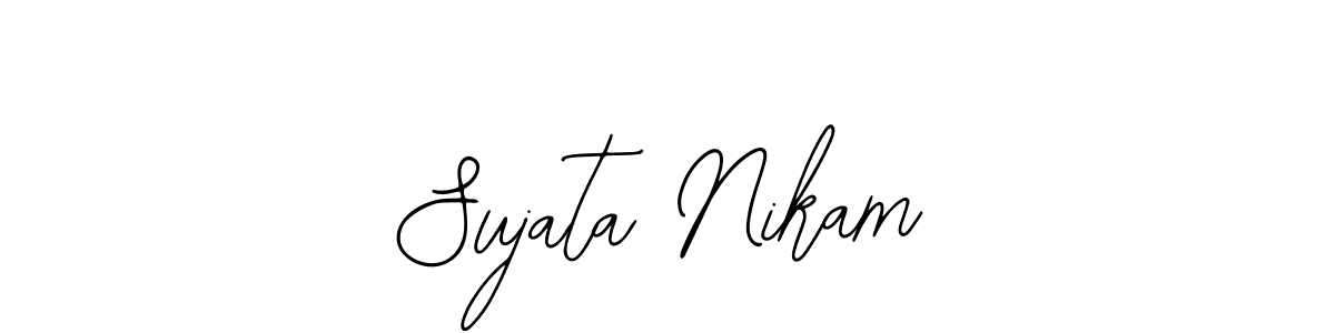 Make a beautiful signature design for name Sujata Nikam. With this signature (Bearetta-2O07w) style, you can create a handwritten signature for free. Sujata Nikam signature style 12 images and pictures png