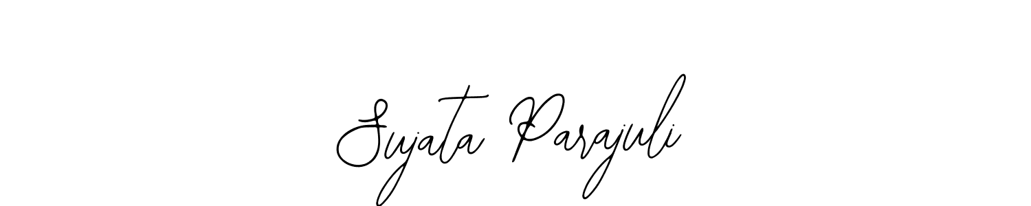How to make Sujata Parajuli name signature. Use Bearetta-2O07w style for creating short signs online. This is the latest handwritten sign. Sujata Parajuli signature style 12 images and pictures png