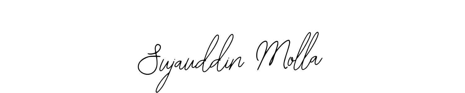 Use a signature maker to create a handwritten signature online. With this signature software, you can design (Bearetta-2O07w) your own signature for name Sujauddin Molla. Sujauddin Molla signature style 12 images and pictures png