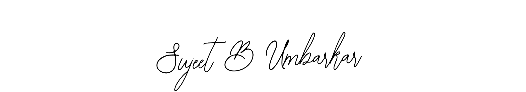 Make a beautiful signature design for name Sujeet B Umbarkar. Use this online signature maker to create a handwritten signature for free. Sujeet B Umbarkar signature style 12 images and pictures png
