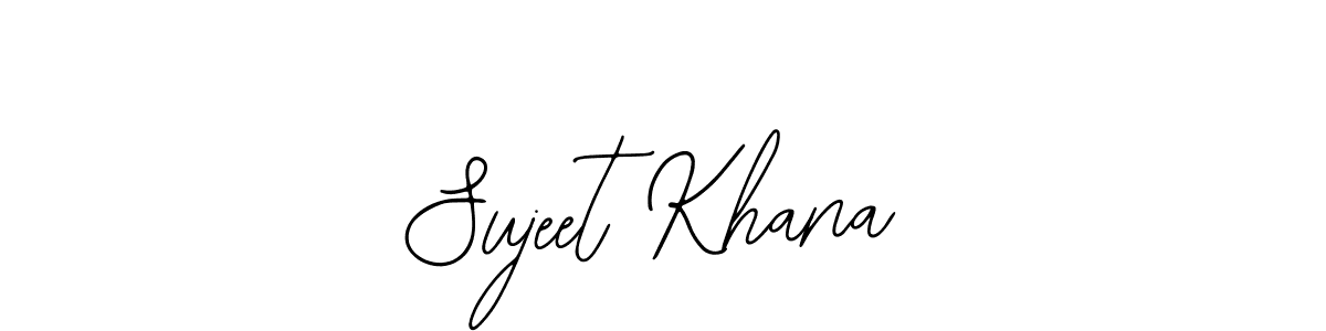 Sujeet Khana stylish signature style. Best Handwritten Sign (Bearetta-2O07w) for my name. Handwritten Signature Collection Ideas for my name Sujeet Khana. Sujeet Khana signature style 12 images and pictures png