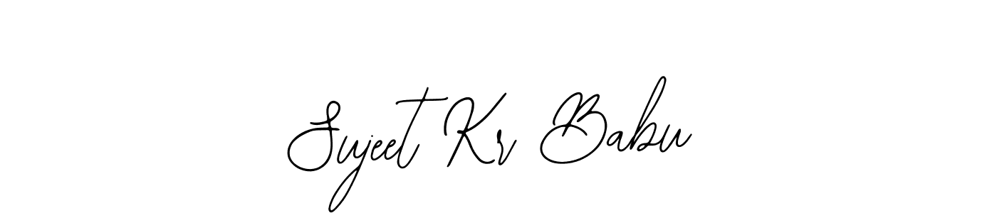How to make Sujeet Kr Babu signature? Bearetta-2O07w is a professional autograph style. Create handwritten signature for Sujeet Kr Babu name. Sujeet Kr Babu signature style 12 images and pictures png