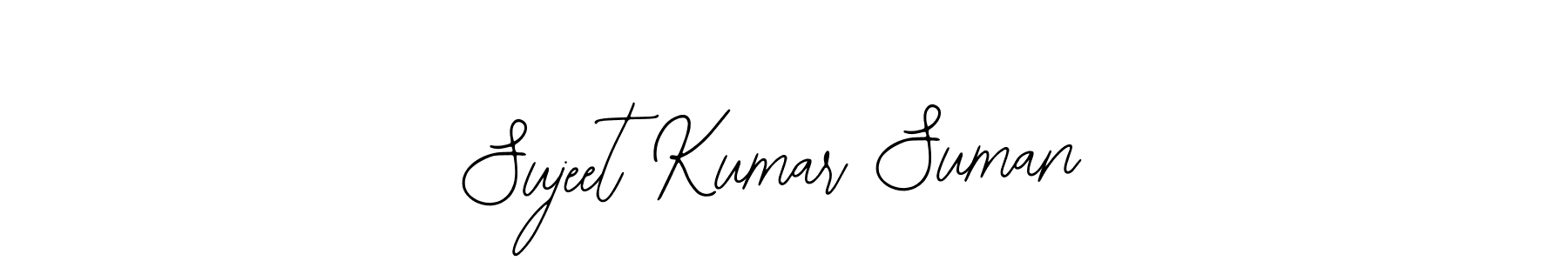 The best way (Bearetta-2O07w) to make a short signature is to pick only two or three words in your name. The name Sujeet Kumar Suman include a total of six letters. For converting this name. Sujeet Kumar Suman signature style 12 images and pictures png