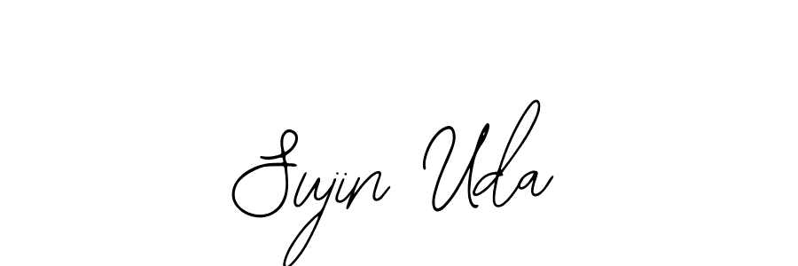 Sujin Uda stylish signature style. Best Handwritten Sign (Bearetta-2O07w) for my name. Handwritten Signature Collection Ideas for my name Sujin Uda. Sujin Uda signature style 12 images and pictures png