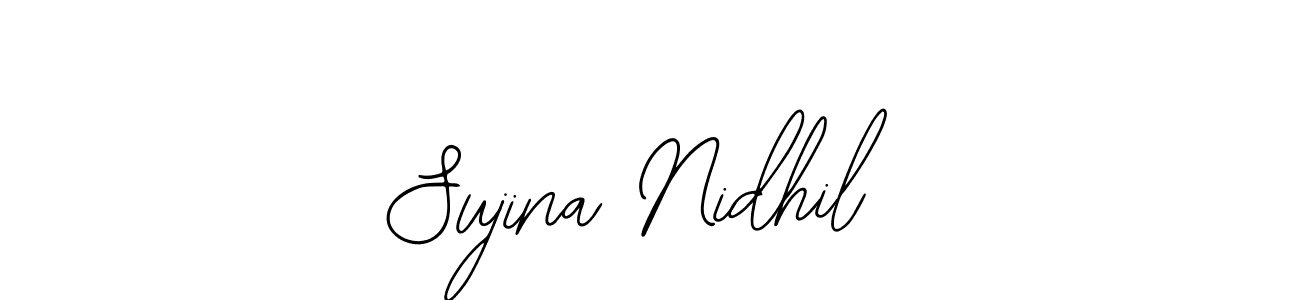 Make a beautiful signature design for name Sujina Nidhil. With this signature (Bearetta-2O07w) style, you can create a handwritten signature for free. Sujina Nidhil signature style 12 images and pictures png