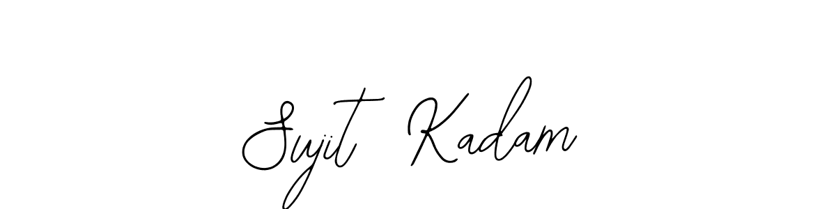 Similarly Bearetta-2O07w is the best handwritten signature design. Signature creator online .You can use it as an online autograph creator for name Sujit  Kadam. Sujit  Kadam signature style 12 images and pictures png