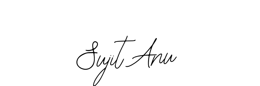 Sujit Anu stylish signature style. Best Handwritten Sign (Bearetta-2O07w) for my name. Handwritten Signature Collection Ideas for my name Sujit Anu. Sujit Anu signature style 12 images and pictures png