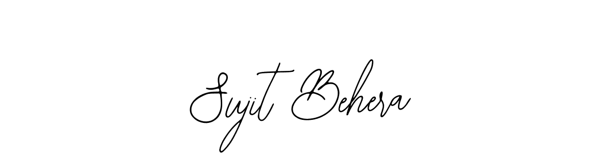 How to make Sujit Behera name signature. Use Bearetta-2O07w style for creating short signs online. This is the latest handwritten sign. Sujit Behera signature style 12 images and pictures png