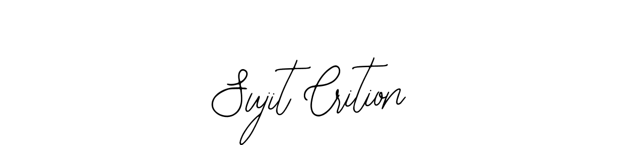 The best way (Bearetta-2O07w) to make a short signature is to pick only two or three words in your name. The name Sujit Crition include a total of six letters. For converting this name. Sujit Crition signature style 12 images and pictures png