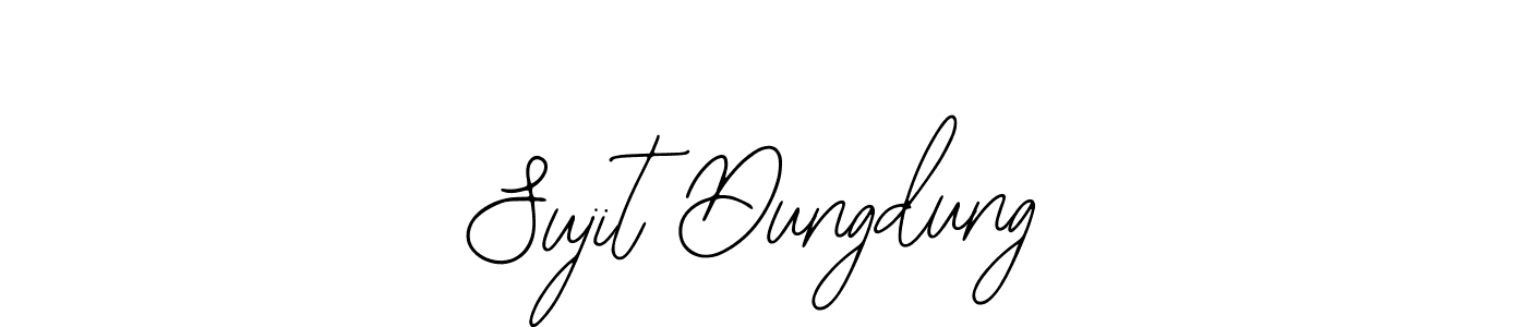 You should practise on your own different ways (Bearetta-2O07w) to write your name (Sujit Dungdung) in signature. don't let someone else do it for you. Sujit Dungdung signature style 12 images and pictures png