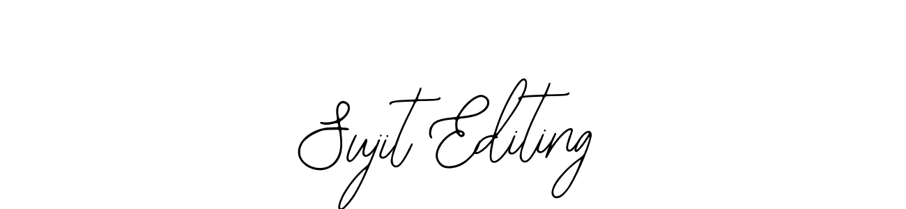 How to make Sujit Editing name signature. Use Bearetta-2O07w style for creating short signs online. This is the latest handwritten sign. Sujit Editing signature style 12 images and pictures png