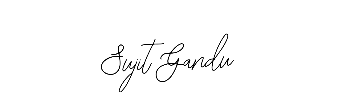 Make a short Sujit Gandu signature style. Manage your documents anywhere anytime using Bearetta-2O07w. Create and add eSignatures, submit forms, share and send files easily. Sujit Gandu signature style 12 images and pictures png