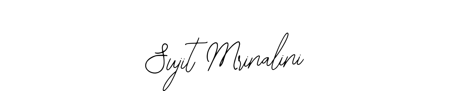 Also we have Sujit Mrinalini name is the best signature style. Create professional handwritten signature collection using Bearetta-2O07w autograph style. Sujit Mrinalini signature style 12 images and pictures png