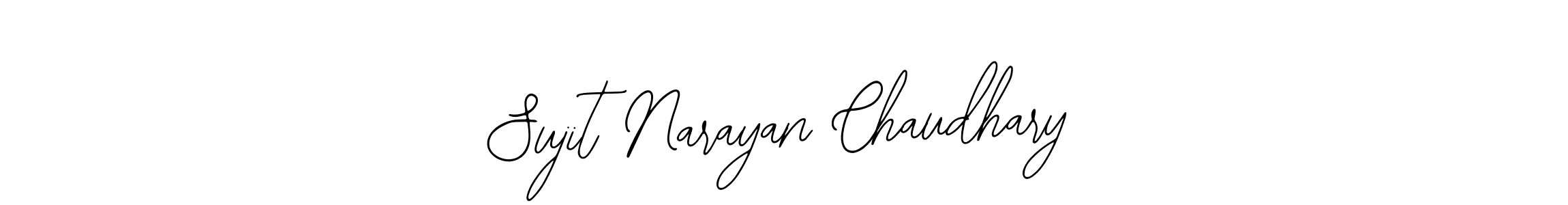 Make a short Sujit Narayan Chaudhary signature style. Manage your documents anywhere anytime using Bearetta-2O07w. Create and add eSignatures, submit forms, share and send files easily. Sujit Narayan Chaudhary signature style 12 images and pictures png