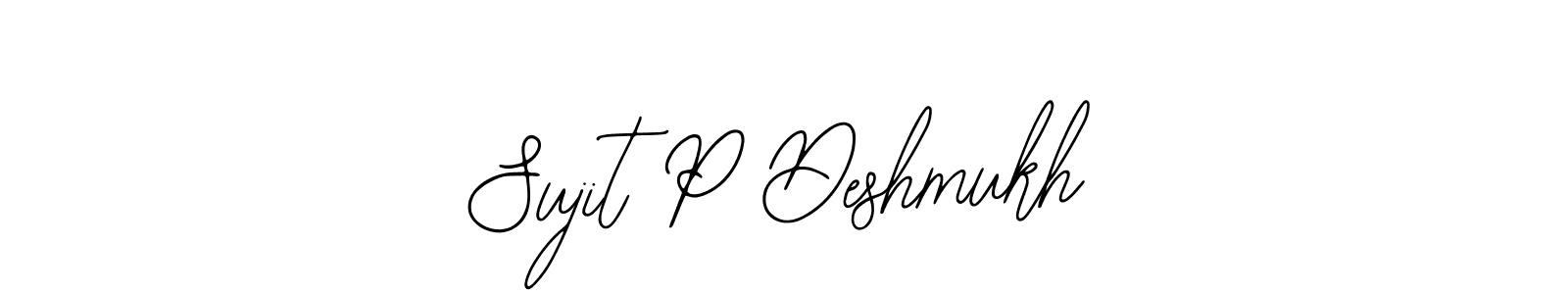 Also You can easily find your signature by using the search form. We will create Sujit P Deshmukh name handwritten signature images for you free of cost using Bearetta-2O07w sign style. Sujit P Deshmukh signature style 12 images and pictures png