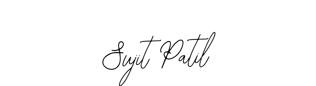 You should practise on your own different ways (Bearetta-2O07w) to write your name (Sujit Patil) in signature. don't let someone else do it for you. Sujit Patil signature style 12 images and pictures png