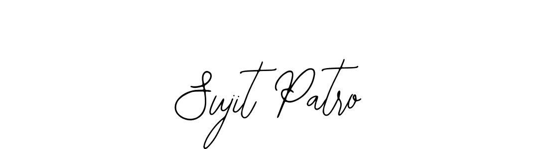 The best way (Bearetta-2O07w) to make a short signature is to pick only two or three words in your name. The name Sujit Patro include a total of six letters. For converting this name. Sujit Patro signature style 12 images and pictures png