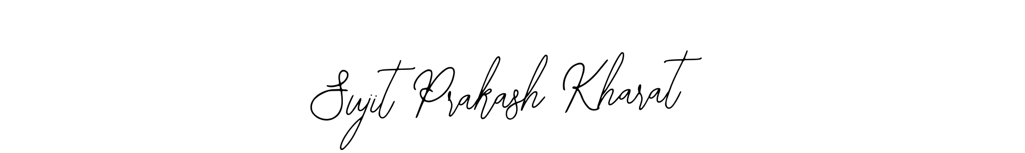 How to make Sujit Prakash Kharat name signature. Use Bearetta-2O07w style for creating short signs online. This is the latest handwritten sign. Sujit Prakash Kharat signature style 12 images and pictures png