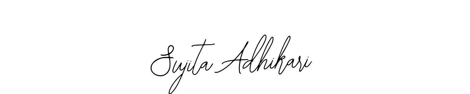 Make a beautiful signature design for name Sujita Adhikari. Use this online signature maker to create a handwritten signature for free. Sujita Adhikari signature style 12 images and pictures png