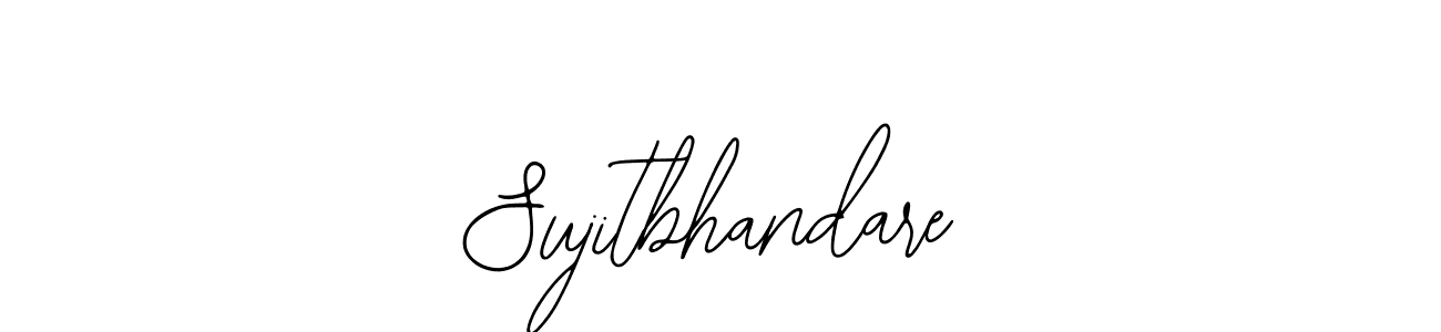 Sujitbhandare stylish signature style. Best Handwritten Sign (Bearetta-2O07w) for my name. Handwritten Signature Collection Ideas for my name Sujitbhandare. Sujitbhandare signature style 12 images and pictures png