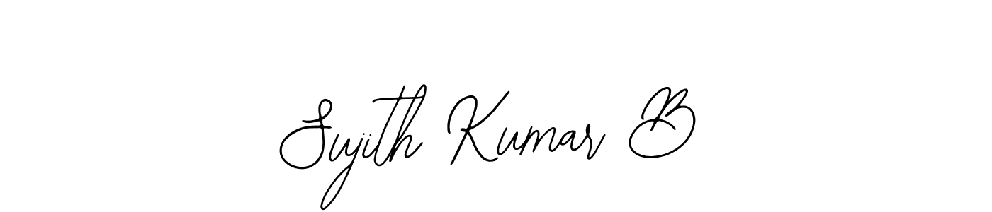 You can use this online signature creator to create a handwritten signature for the name Sujith Kumar B. This is the best online autograph maker. Sujith Kumar B signature style 12 images and pictures png