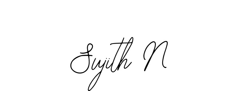 Make a beautiful signature design for name Sujith N. With this signature (Bearetta-2O07w) style, you can create a handwritten signature for free. Sujith N signature style 12 images and pictures png