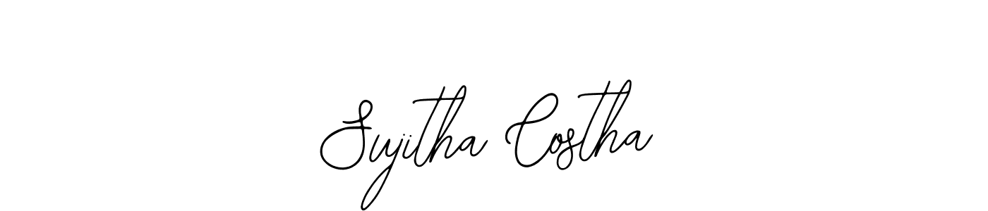 Also You can easily find your signature by using the search form. We will create Sujitha Costha name handwritten signature images for you free of cost using Bearetta-2O07w sign style. Sujitha Costha signature style 12 images and pictures png