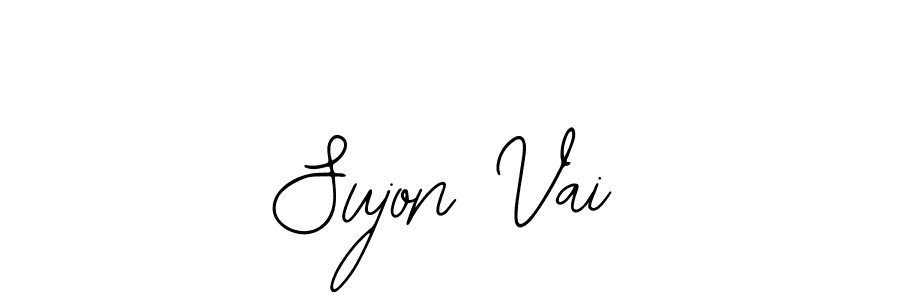 Make a beautiful signature design for name Sujon Vai. With this signature (Bearetta-2O07w) style, you can create a handwritten signature for free. Sujon Vai signature style 12 images and pictures png
