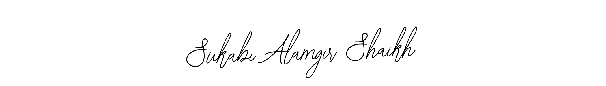 Create a beautiful signature design for name Sukabi Alamgir Shaikh. With this signature (Bearetta-2O07w) fonts, you can make a handwritten signature for free. Sukabi Alamgir Shaikh signature style 12 images and pictures png